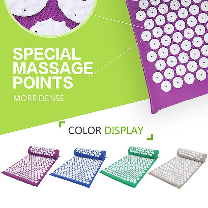 Massage Cushion Yoga Acupressure Mat + cushion